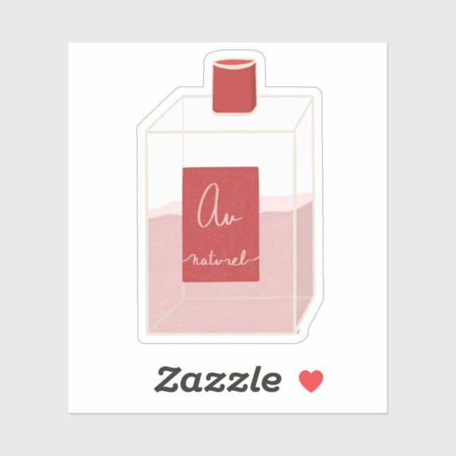 Perfume Bottle Sticker – Cute Fragrance Decal (Sheet)