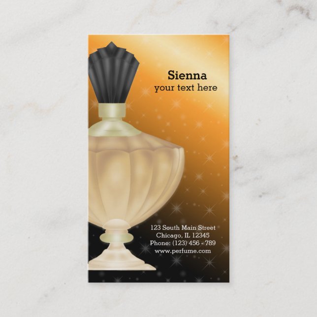Perfume Business Card (Front)