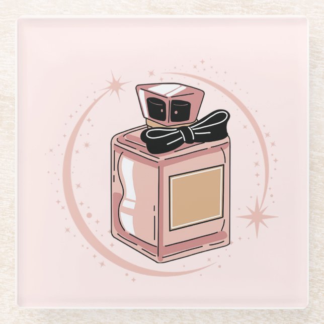 Perfume Glass Coaster (Front)
