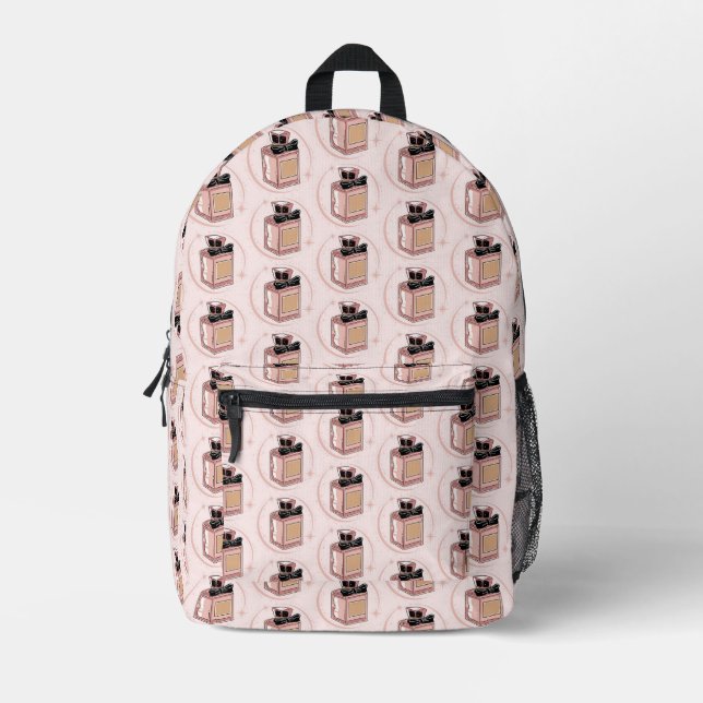 Perfume Printed Backpack (Front)