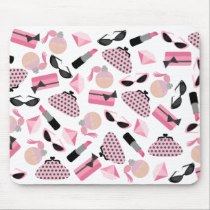 Perfume Purses Sunglasses & Lipstick Mousepad