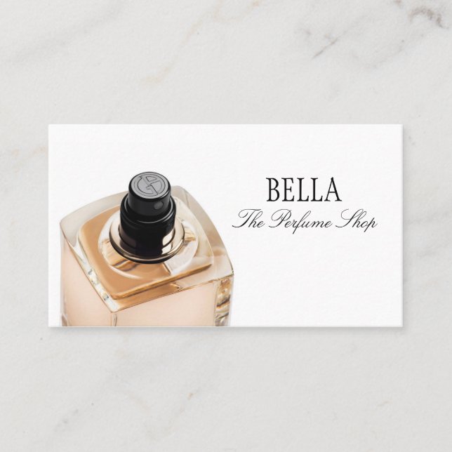 Perfume Shop Business Card (Front)