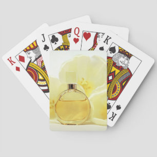 Perfume & Soft Yellow Flowers Playing Cards