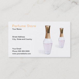 perfume store business card