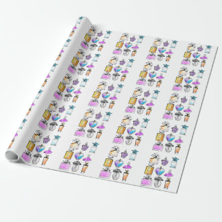 Perfumes Art Wrapping Paper