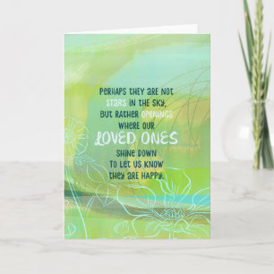 Perhaps the Stars are Our Loved Ones Card