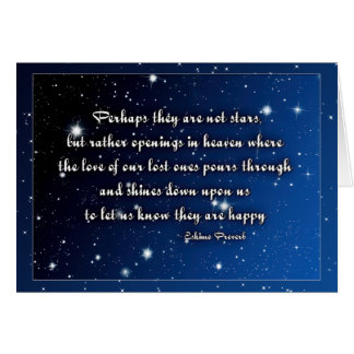Perhaps they are not stars Parakaleo note card
