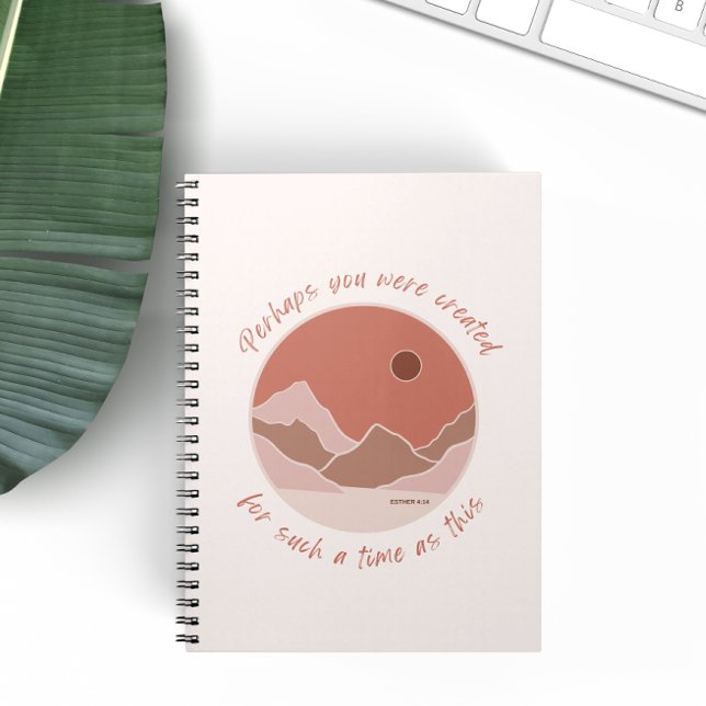 Perhaps You Were Created Blush Pink Christian Notebook (Creator Uploaded)