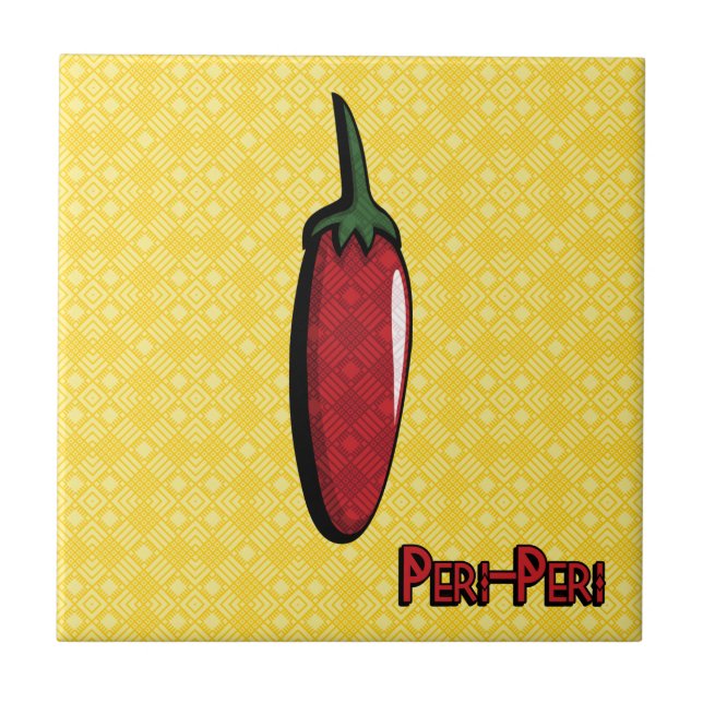 Peri-Peri Chilli Pepper Tile (Front)