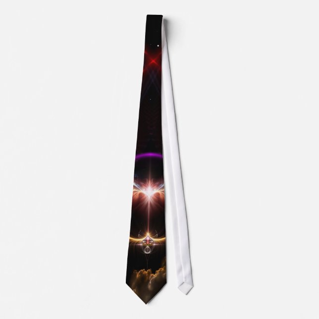 Peridin  Fractal Art Tie (Front)