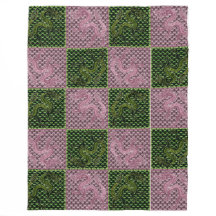 Peridot and Rose Quartz Dragons