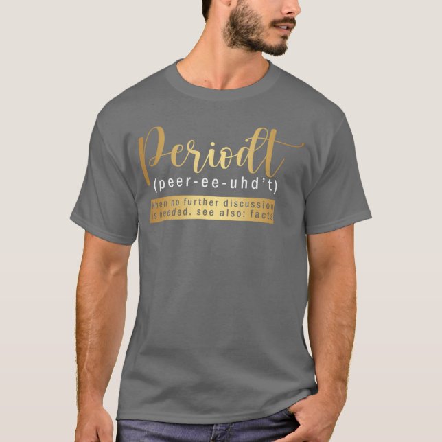 Peridot Funny Definition Peridot Define Dictionary T-Shirt (Front)