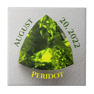 Peridot Trillion Tile
