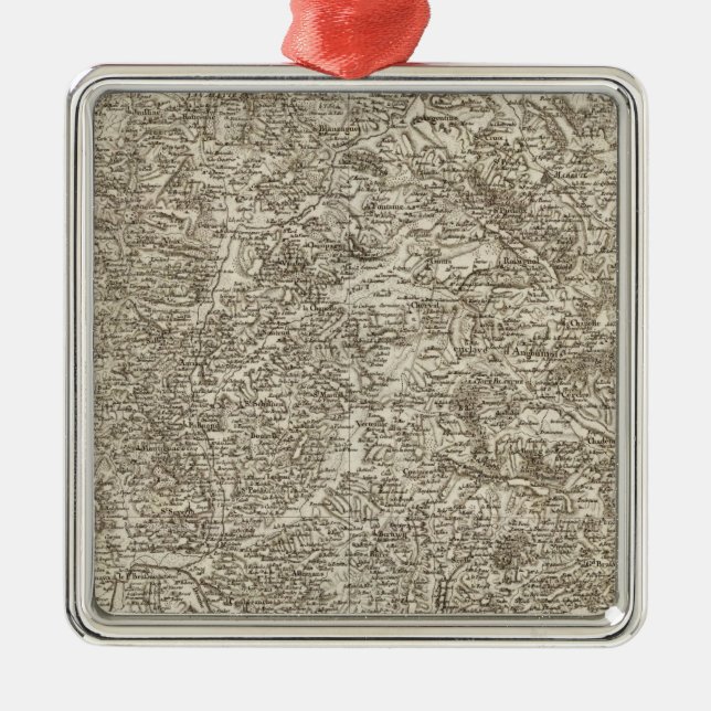 Perigueux Metal Tree Decoration (Front)