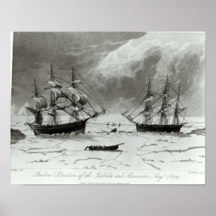 Perilous Situation of the Isabella and Poster