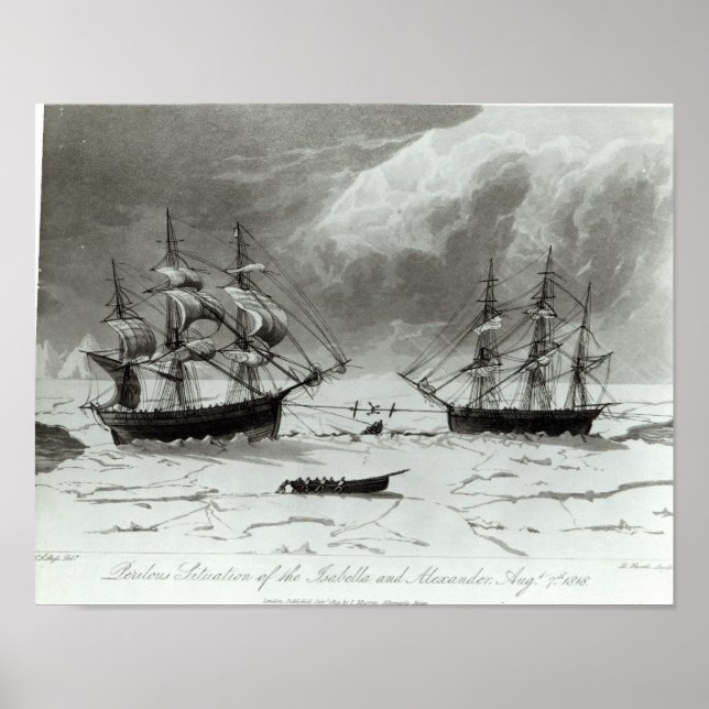 Perilous Situation of the Isabella and Poster (Front)