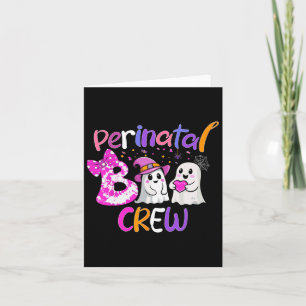 Perinatal Boo Crew Halloween Matching For Nurses  Card