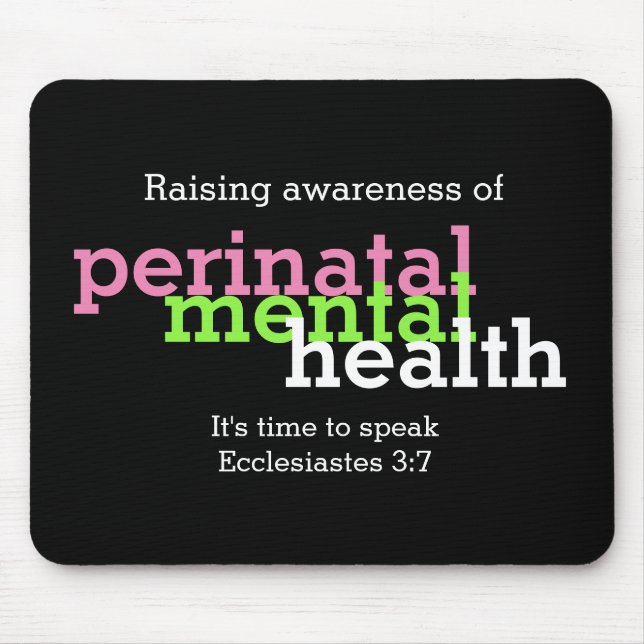 PERINATAL | Mental Health Awareness Mouse Mat (Front)