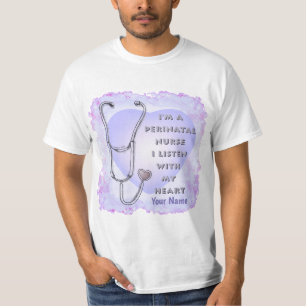 Perinatal Nurse Heart  T-Shirt