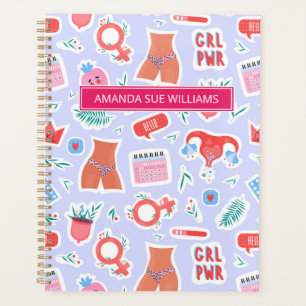 Period / Menstrual Cycle - Your Name /Monogram No Planner