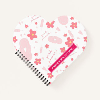 Period / Menstrual Cycle - Your Name /Monogram Notebook