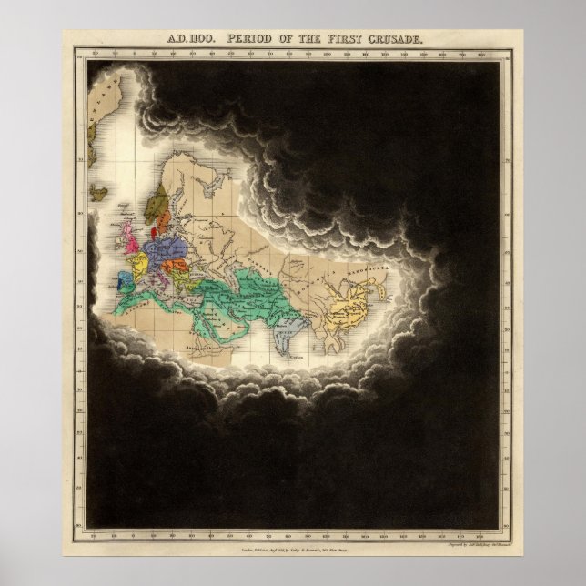 Period of The First Crusade 1100 AD Poster (Front)