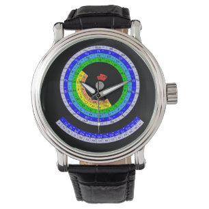 Periodic Circular Table Watch