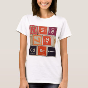 Periodic Elements Zinc Science T-Shirt