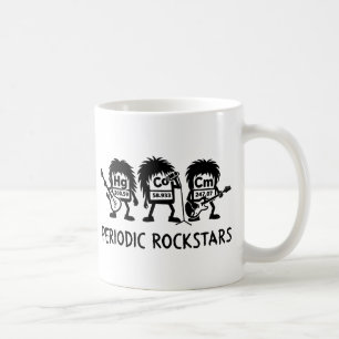 Periodic Rockstars Chemistry Humor Coffee Mug