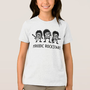 Periodic Rockstars Chemistry Humor Tri-Blend Shirt