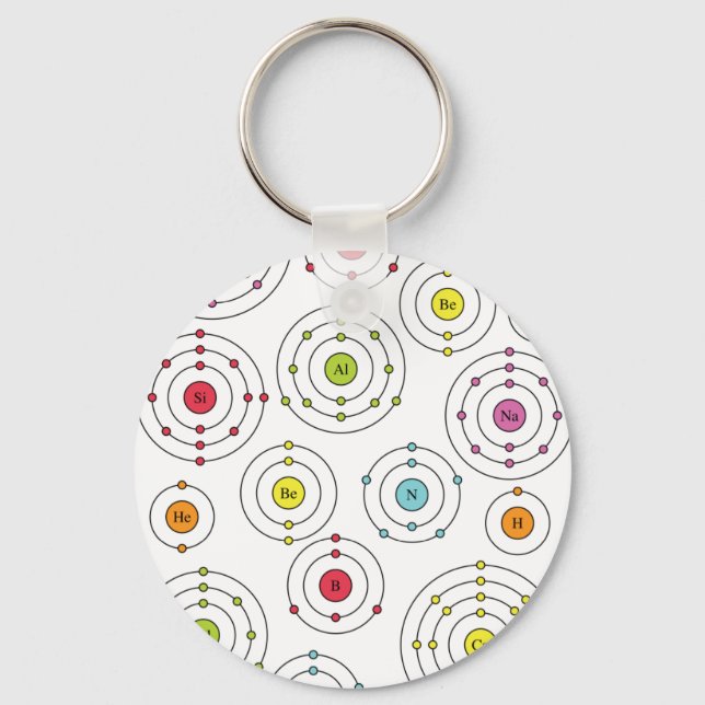 Periodic Shells Key Ring (Front)