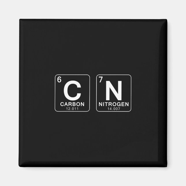 Periodic Table 67 Meme Funny Science Teacher 6 7 B Magnet (Front)