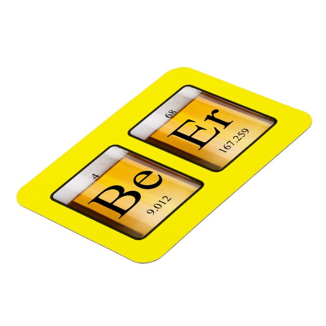 Periodic Table: Be Er Magnet (Left Side)