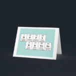 Periodic Table Birthday Card<br><div class="desc">A birthday card for the nerd in your life!</div>