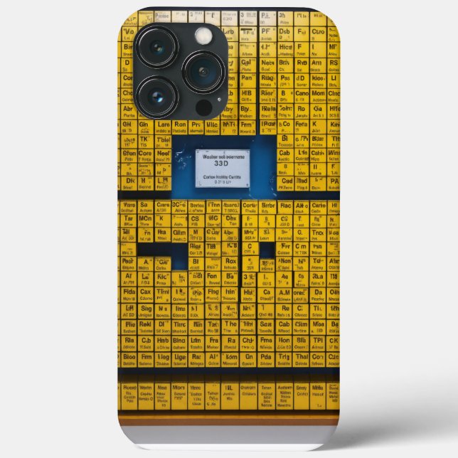 periodic table  Case-Mate iPhone case (Back)