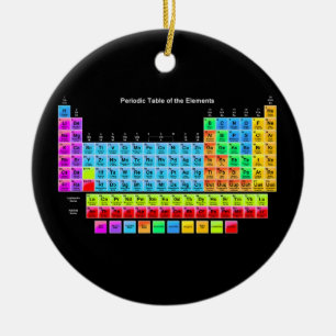 Periodic Table Christmas Tree Ornament