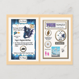 Periodic Table Dragon - Yttrium Postcard