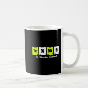 Periodic table Fun Tennis Player gift for men wome Coffee Mug