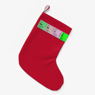 Periodic Table GENIUS Christmas Stocking