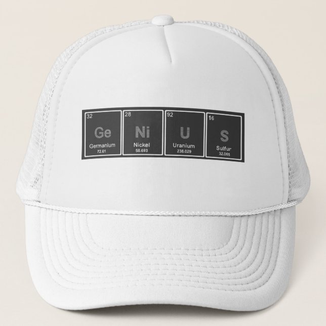 Periodic Table GeNiUS hat (Front)