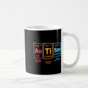 Periodic Table Inspired Autism Science Element Des Coffee Mug