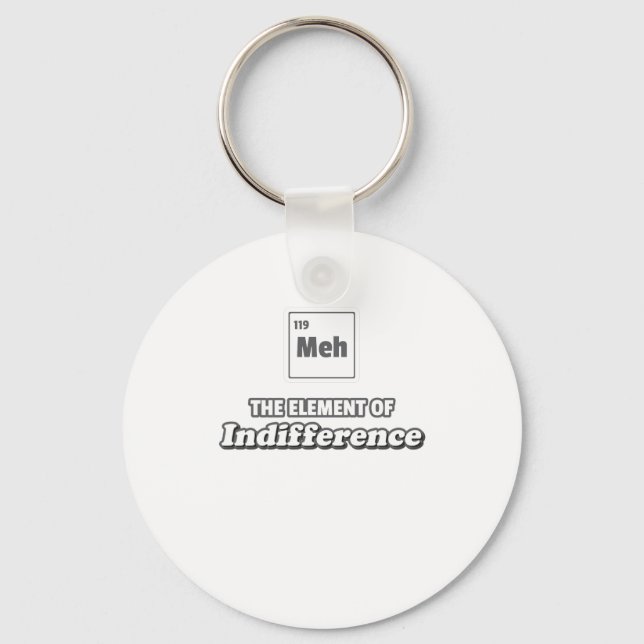 Periodic Table Mm Element of Cookie Key Ring (Front)