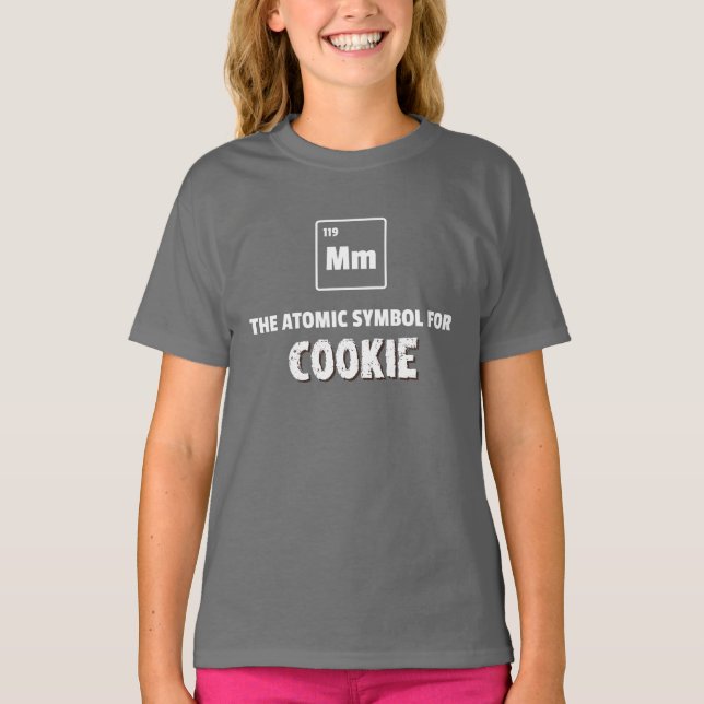 Periodic Table Mm Element of Cookie T-Shirt (Front)
