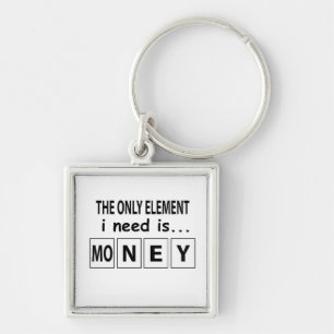 Periodic Table Money Element Funny Periodic Table Key Ring