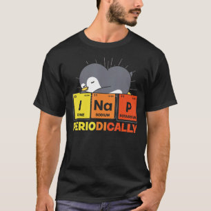 Periodic Table Nap Cute Antarctic Animal Sleeping T-Shirt