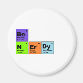 Periodic Table Nerdy Products Magnet