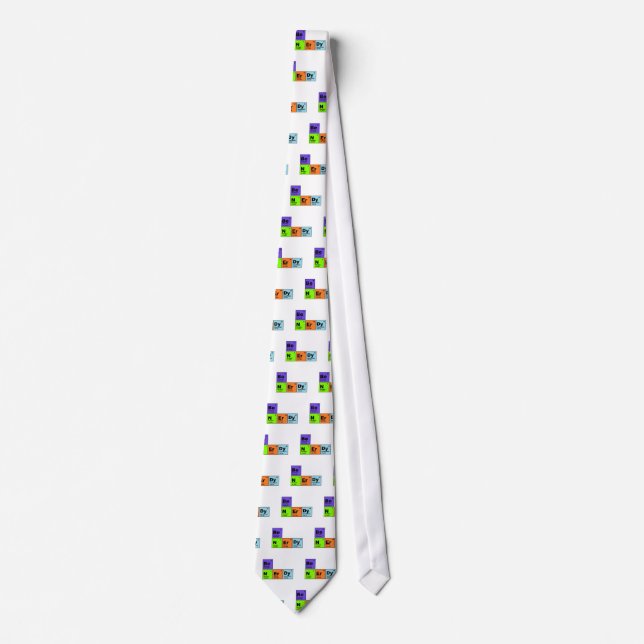 Periodic Table Nerdy Products Tie (Front)