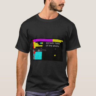 Periodic Table of Atoms shirt