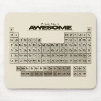 Periodic Table of AWESOME Mouse Mat