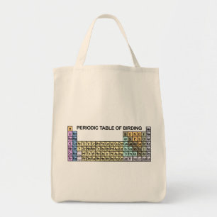 Periodic Table of Birding Tote Bag